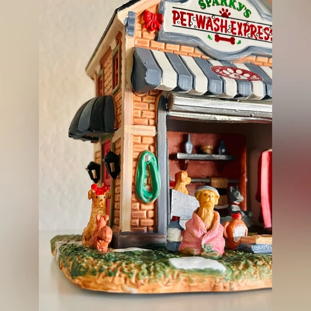 Lemax Village Collection Sparky's Pet Wash Express #53234